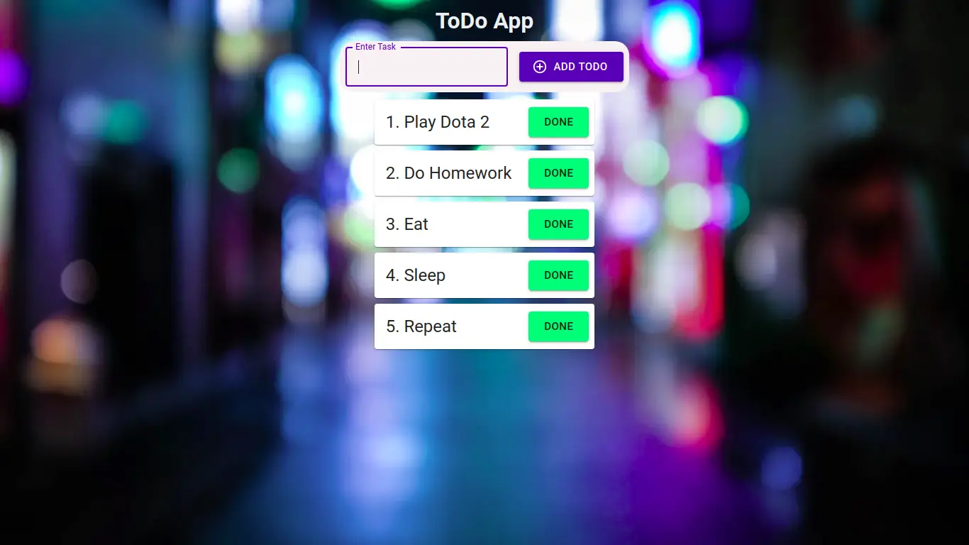 React ToDo App